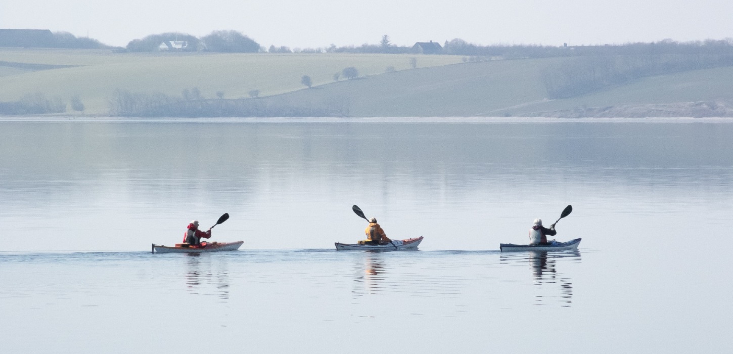 3 kajak på Limfjorden