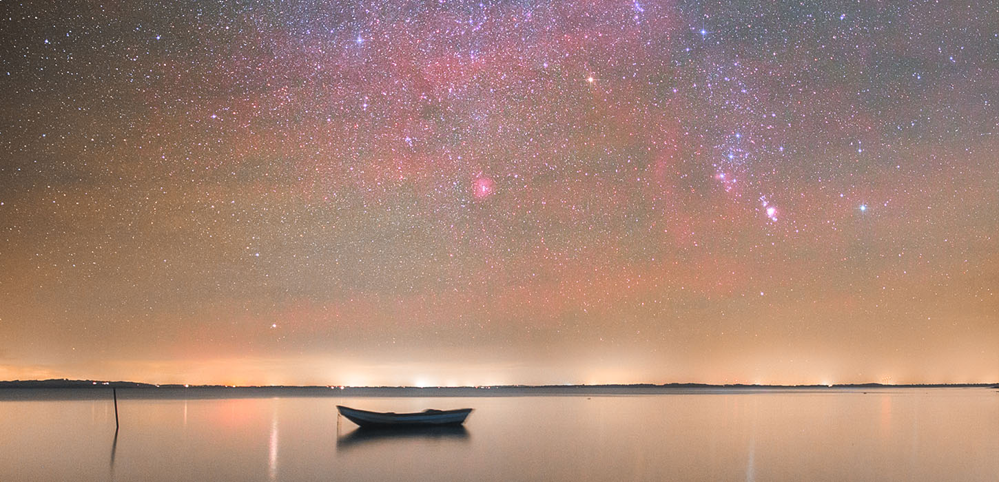 Mors, Limfjorden, Båd, Stjernehimmel