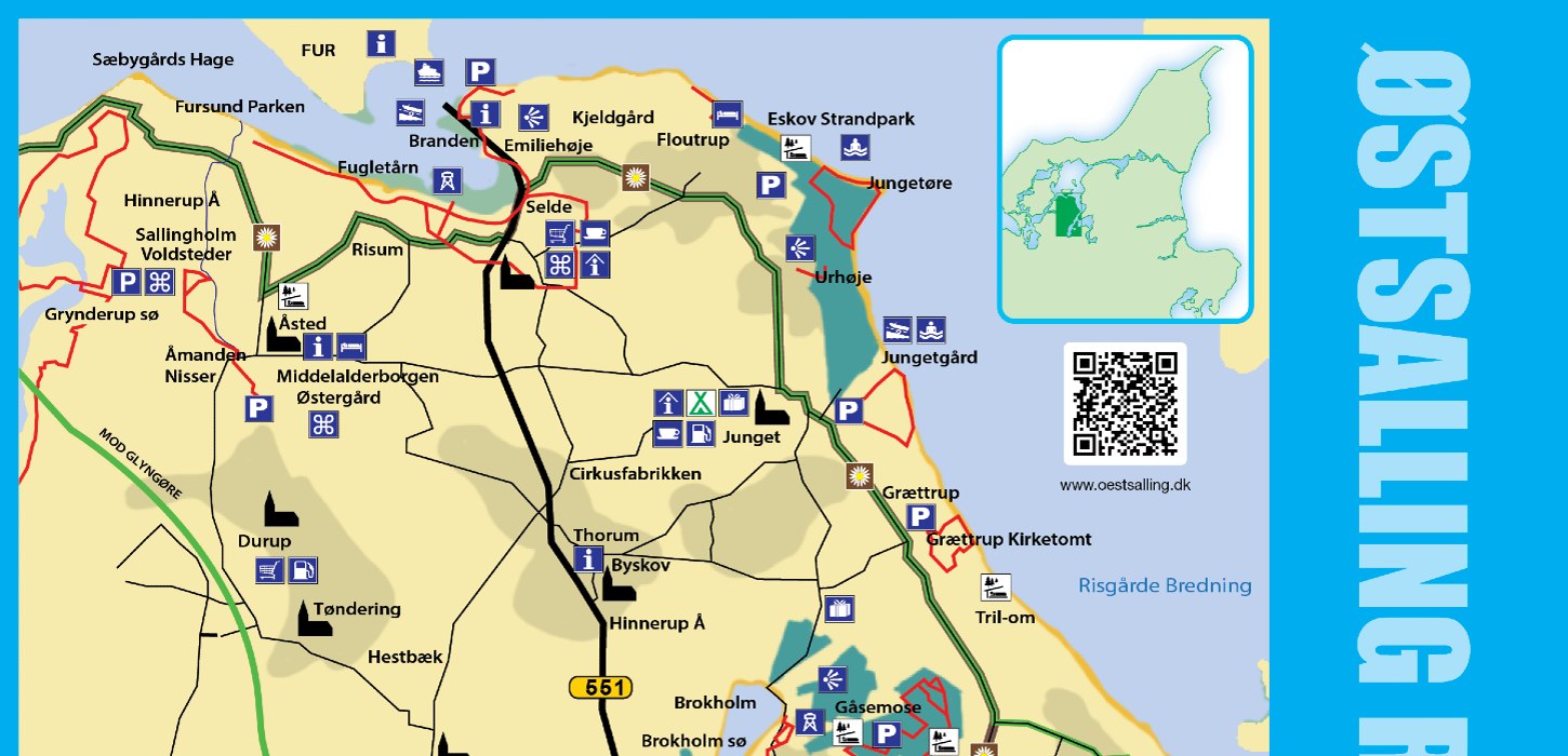 Østsalling, kort 2022