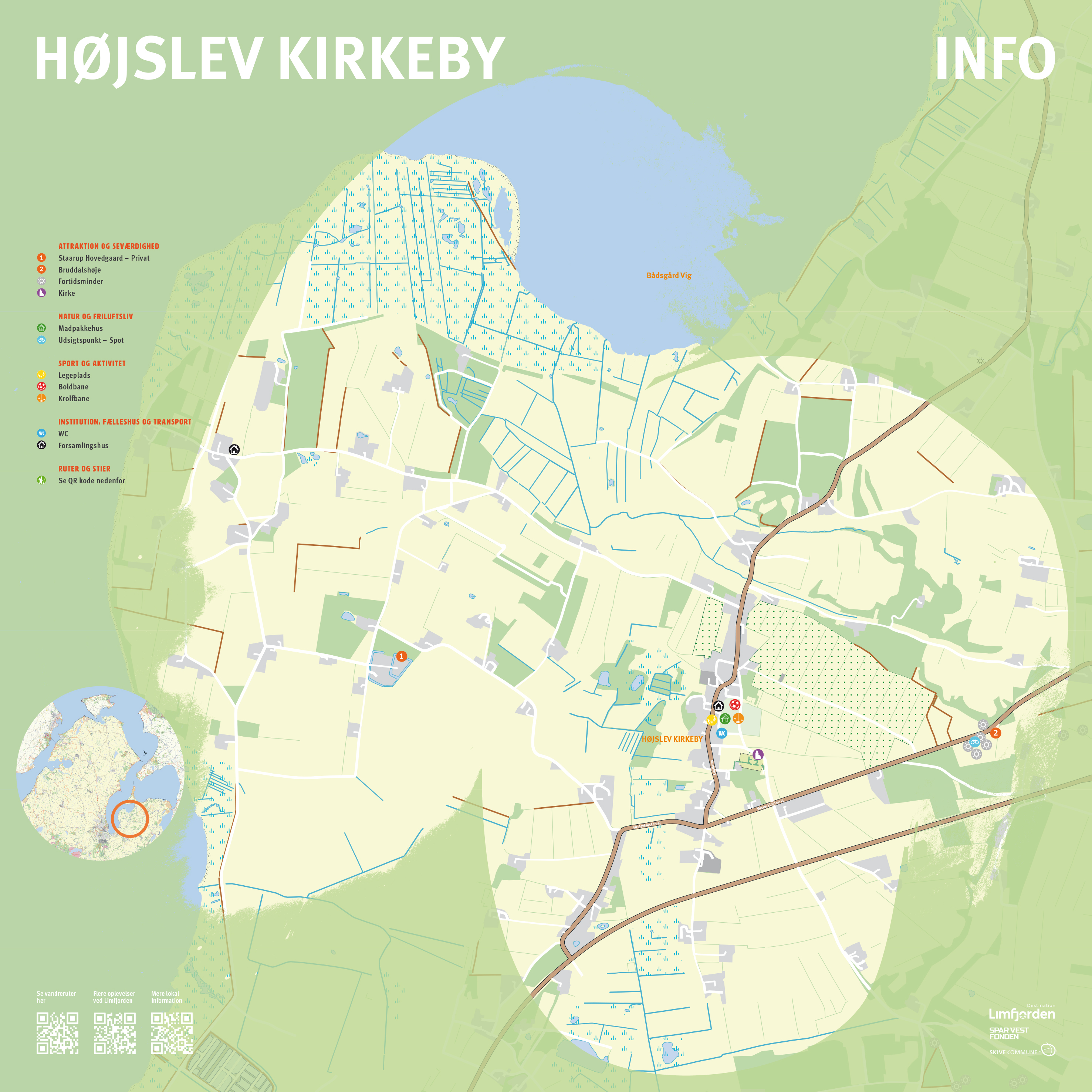 Højslev Kirkeby skilteprojekt - Destination Limfjorden