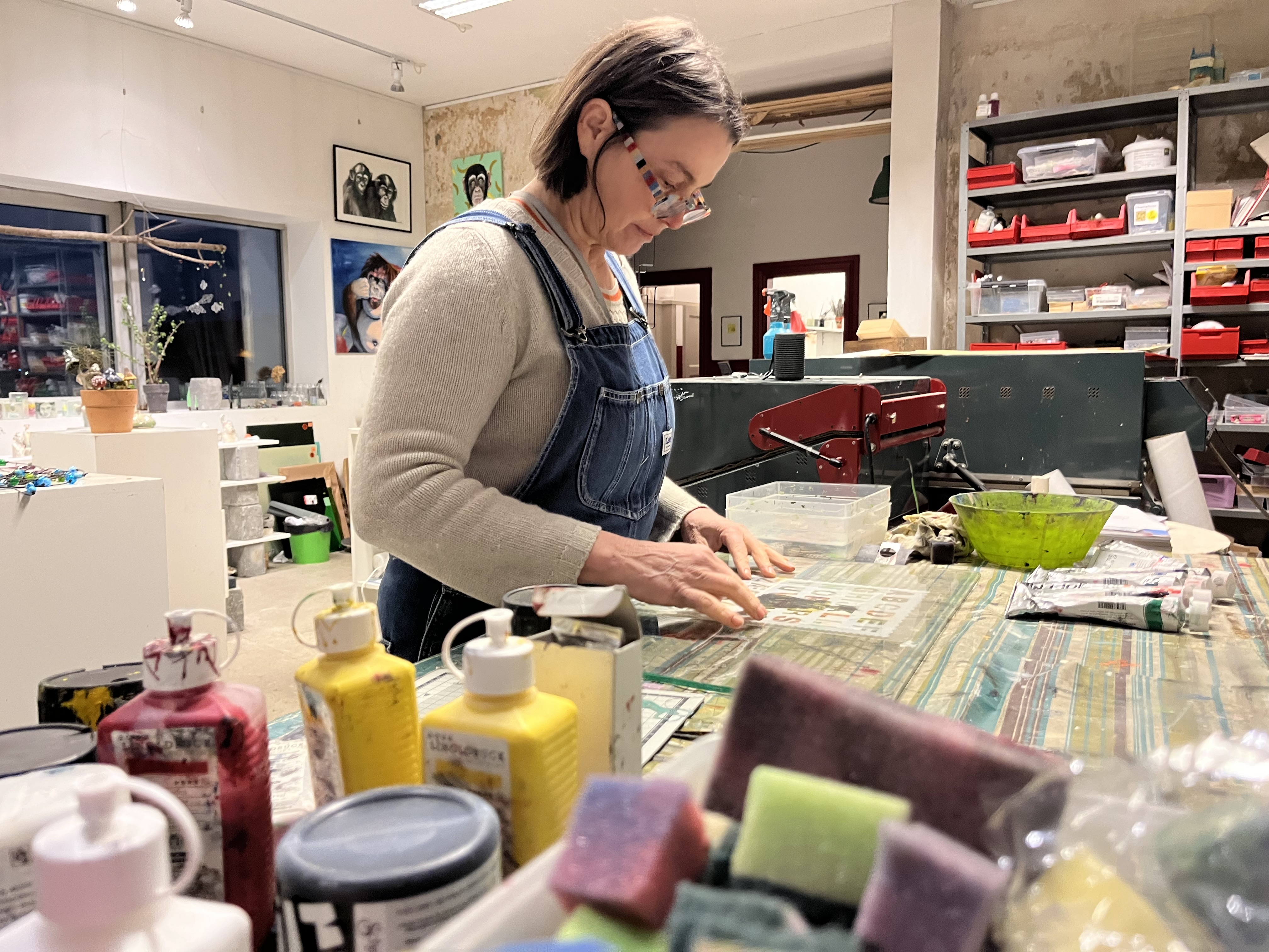 Britt Fage, Kunst og Rammer